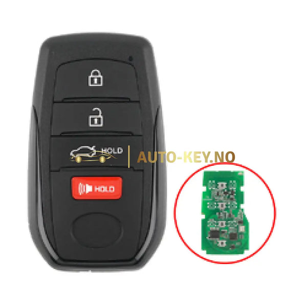 Toyota Corolla Smart Remote Key Shell 3+1 Buttons BA Type Product ...