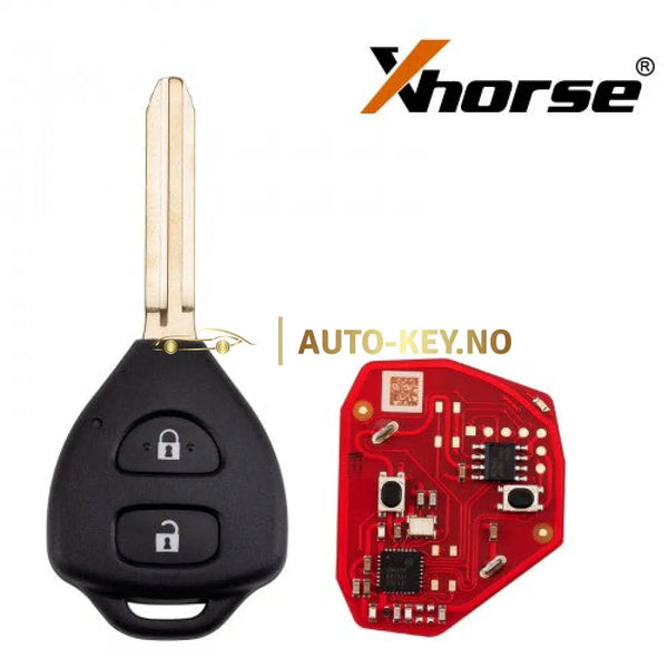 XHORSE XKTO25EN for Toyota Models 2 Buttons Triangle Second Generation ...